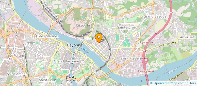 localisation de l'entreprise MADAME SOPHIE LARROUY à BAYONNE