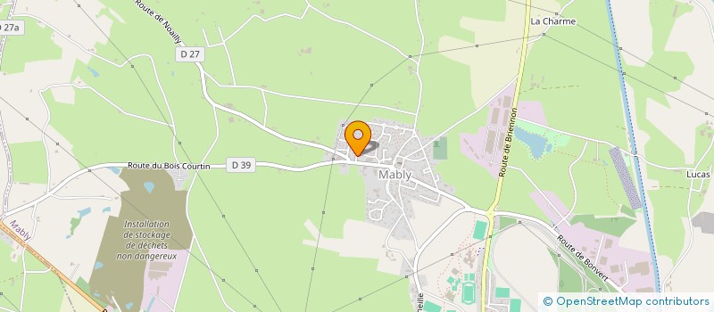 localisation de l'entreprise MADAME SOPHIE LARRUE  MABLY