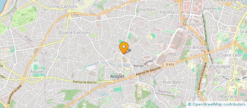 localisation de l'entreprise MADAME SOPHIE LARTIGAU  ANGLET