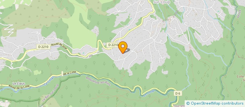 localisation de l'entreprise MADAME SOPHIE LARUE à TOURRETTES-SUR-LOUP