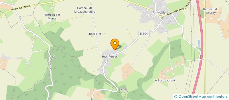 localisation de l'entreprise MADAME SOPHIE LASNE à SIERVILLE