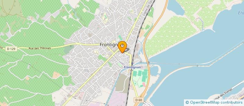 localisation de l'entreprise MADAME SOPHIE LASNIER à FRONTIGNAN