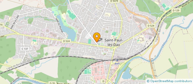 localisation de l'entreprise MADAME SOPHIE LASSALLE à SAINT-PAUL-LES-DAX