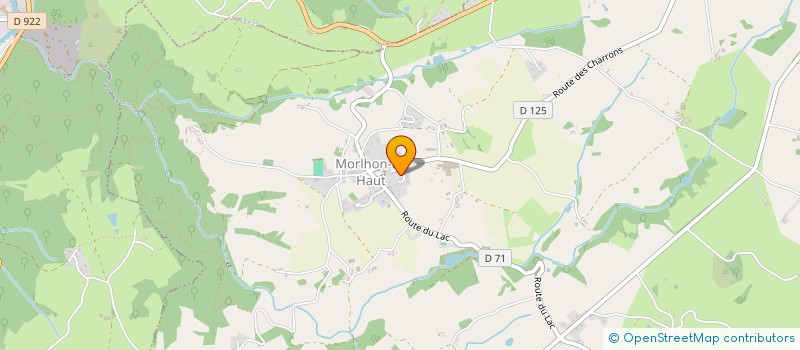 localisation de l'entreprise MADAME SOPHIE LASSERRE  MORLHON-LE-HAUT