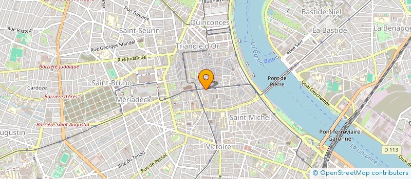 localisation de l'entreprise MADAME SOPHIE LATOURTE à BORDEAUX