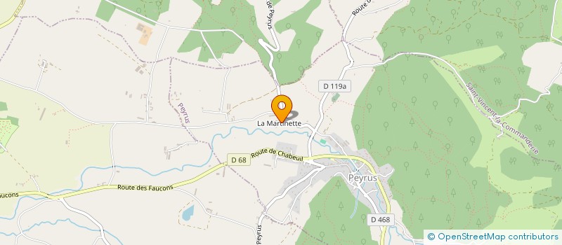 localisation de l'entreprise MADAME SOPHIE LATTIER  PEYRUS