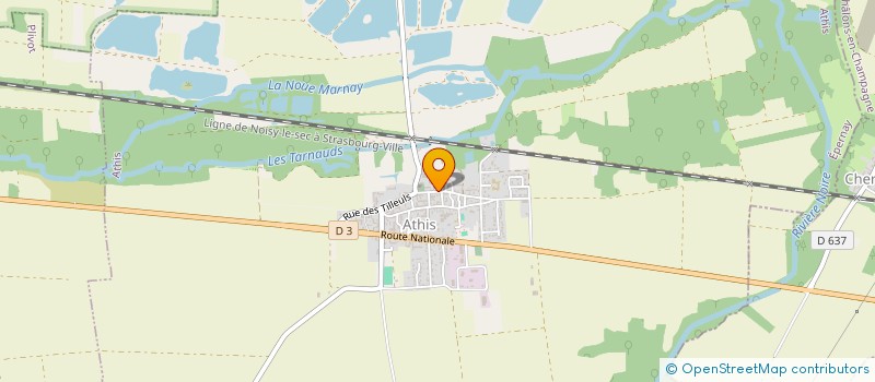 localisation de l'entreprise MADAME SOPHIE LAUNOIS  ATHIS