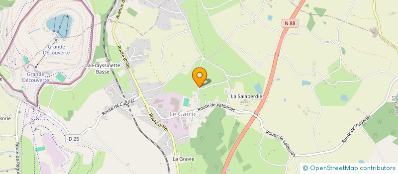 localisation de l'entreprise MADAME SOPHIE LAURA SYLVIE MARCOU  LE GARRIC