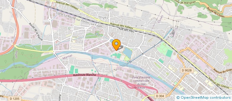 localisation de l'entreprise MADAME SOPHIE LAURANS  THYEZ