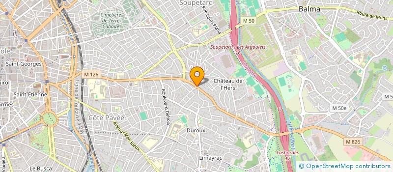 localisation de l'entreprise MADAME SOPHIE LAURENCE  TOULOUSE