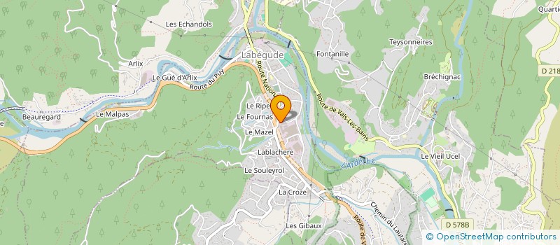 localisation de l'entreprise MADAME SOPHIE LAURENT à SAINT-ETIENNE-DE-FONTBELLON