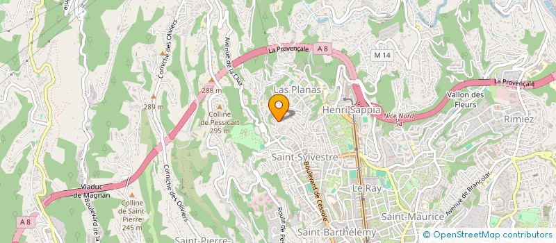 localisation de l'entreprise MADAME SOPHIE LAURENT à NICE