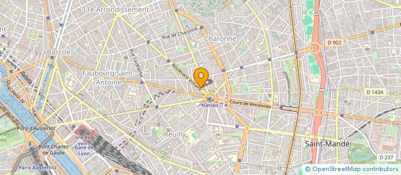 localisation de l'entreprise MADAME SOPHIE LAURENT  PARIS