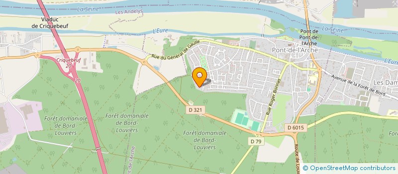 localisation de l'entreprise MADAME SOPHIE LAURET  PONT-DE-L'ARCHE