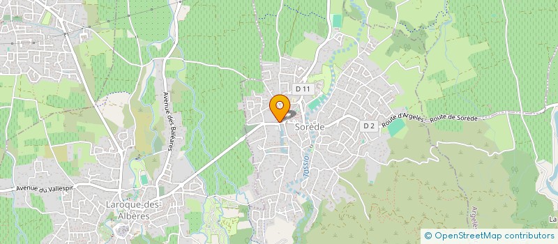 localisation de l'entreprise MADAME SOPHIE LAURETTA  SOREDE