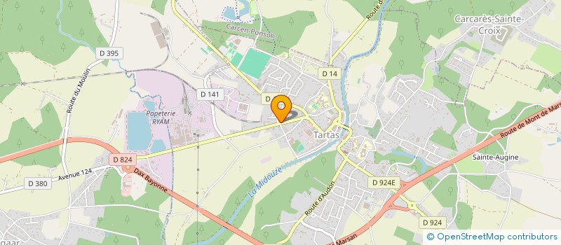 localisation de l'entreprise MADAME SOPHIE LAVAUD  TARTAS