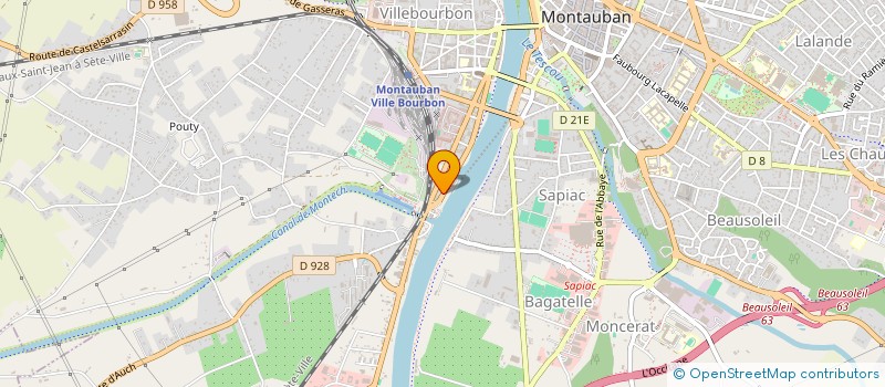 localisation de l'entreprise MADAME SOPHIE LAVIALE  MONTAUBAN