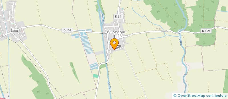 localisation de l'entreprise MADAME SOPHIE LAVIROTTE  CESSEY-SUR-TILLE