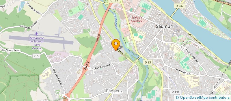 localisation de l'entreprise MADAME SOPHIE LAVRARD-MEYER  SAUMUR