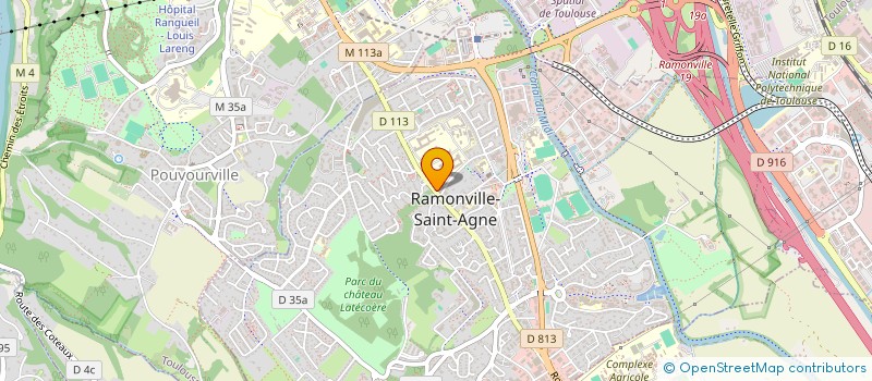 localisation de l'entreprise MADAME SOPHIE LAYE  RAMONVILLE ST AGNE