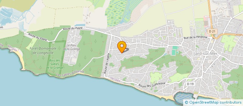 localisation de l'entreprise MADAME SOPHIE LAZARETH  JARD-SUR-MER