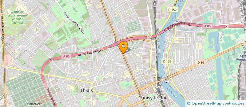 localisation de l'entreprise MADAME SOPHIE LE BEGUEC  CHOISY-LE-ROI