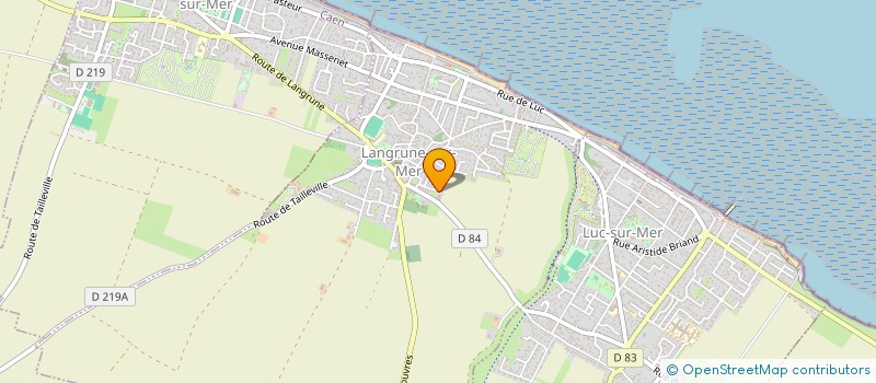 localisation de l'entreprise MADAME SOPHIE LE BLOND  LANGRUNE-SUR-MER