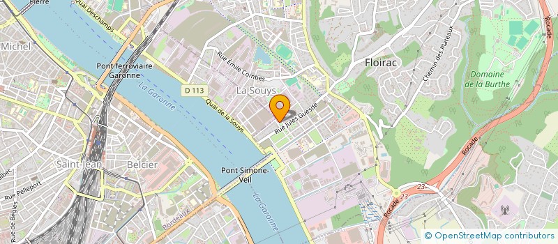 localisation de l'entreprise MADAME SOPHIE LE BOUC  FLOIRAC