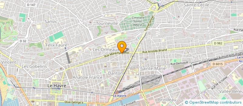 localisation de l'entreprise MADAME SOPHIE LE BRUN  LE HAVRE