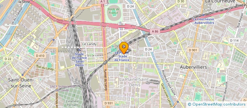 localisation de l'entreprise MADAME SOPHIE LE CAM  SAINT-DENIS