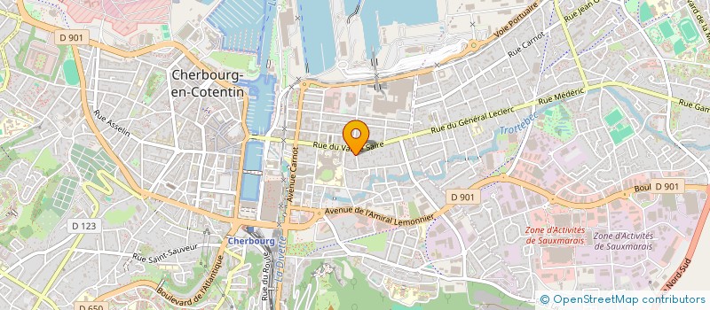 localisation de l'entreprise MADAME SOPHIE LE FLOC'H  CHERBOURG-EN-COTENTIN