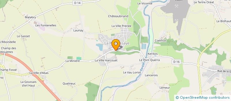 localisation de l'entreprise MADAME SOPHIE LE GAC  LA PRENESSAYE