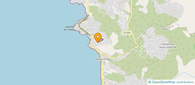 localisation de l'entreprise MADAME SOPHIE LE GLOANIC  GROSSETO-PRUGNA