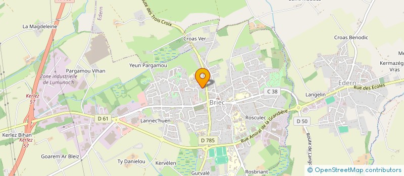 localisation de l'entreprise MADAME SOPHIE LE GOIC  BRIEC