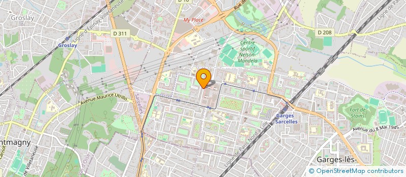 localisation de l'entreprise MADAME SOPHIE LE GOUILL à SARCELLES