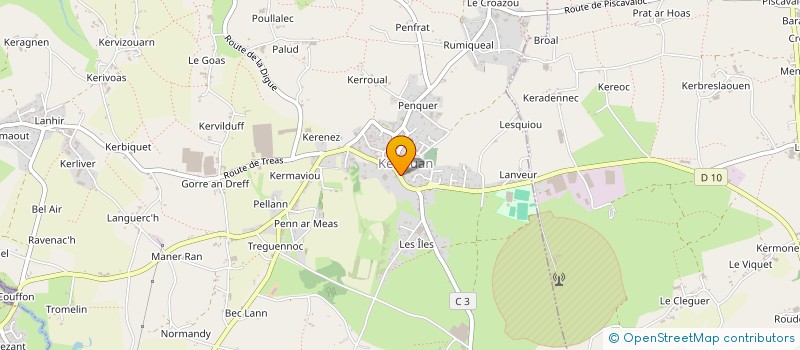 localisation de l'entreprise MADAME SOPHIE LE GUEN à KERLOUAN