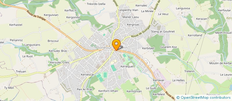 localisation de l'entreprise MADAME SOPHIE LE MARC  PLONEOUR-LANVERN