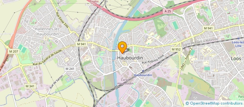 localisation de l'entreprise MADAME SOPHIE LE MEUR  HAUBOURDIN