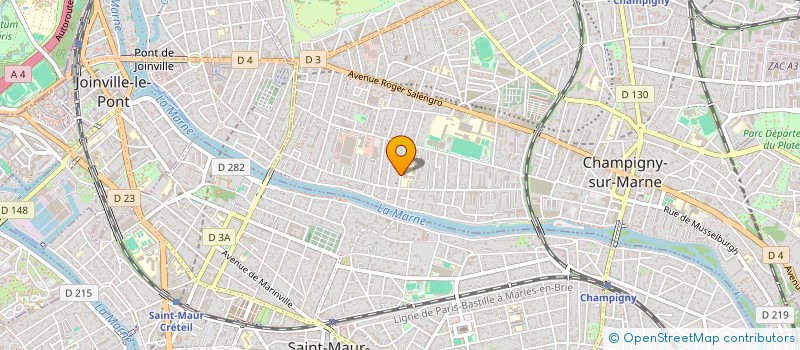 localisation de l'entreprise MADAME SOPHIE LE MIERE  CHAMPIGNY-SUR-MARNE