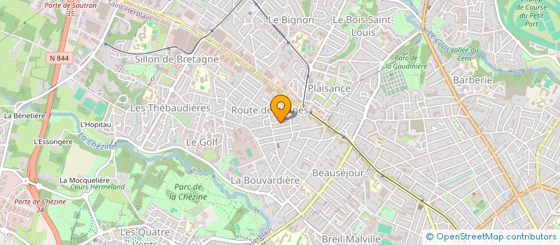 localisation de l'entreprise MADAME SOPHIE LE PAPE  SAINT-HERBLAIN