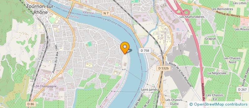 localisation de l'entreprise MADAME SOPHIE LE PLAY à TOURNON-SUR-RHONE