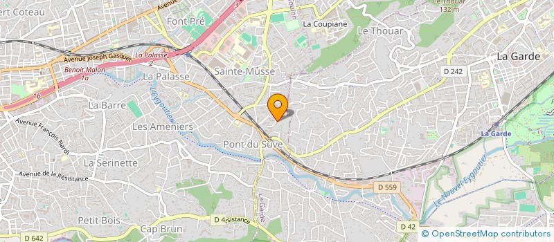 localisation de l'entreprise MADAME SOPHIE LE POLLES  TOULON