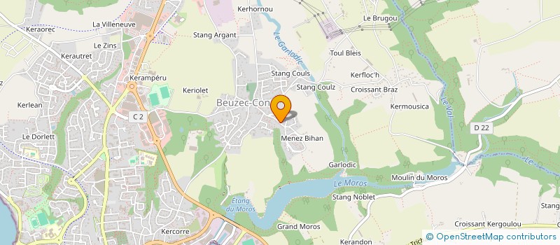 localisation de l'entreprise MADAME SOPHIE LE PRIOL à CONCARNEAU