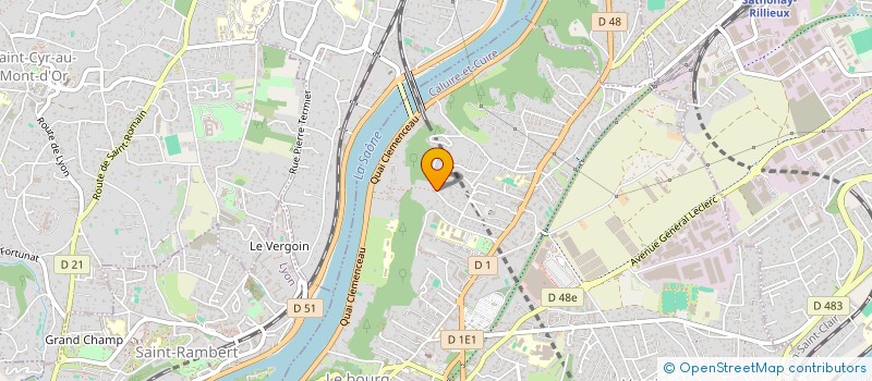 localisation de l'entreprise MADAME SOPHIE LE SAUX  CALUIRE-ET-CUIRE