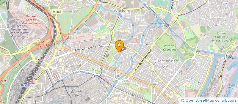 localisation de l'entreprise MADAME SOPHIE LE SQUIN à STRASBOURG
