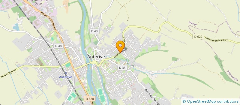 localisation de l'entreprise MADAME SOPHIE LE TANTER  AUTERIVE