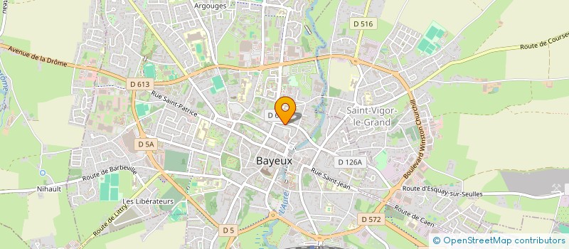 localisation de l'entreprise MADAME SOPHIE LE THIMONNIER  BAYEUX