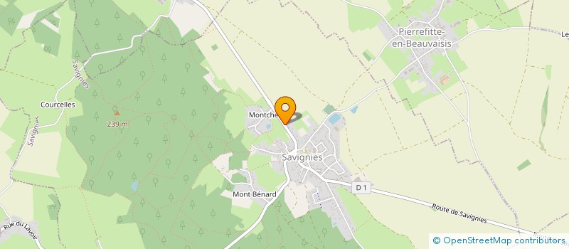 localisation de l'entreprise MADAME SOPHIE LEBAS  SAVIGNIES