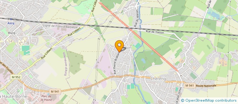 localisation de l'entreprise MADAME SOPHIE LEBBRECHT  TRESSIN