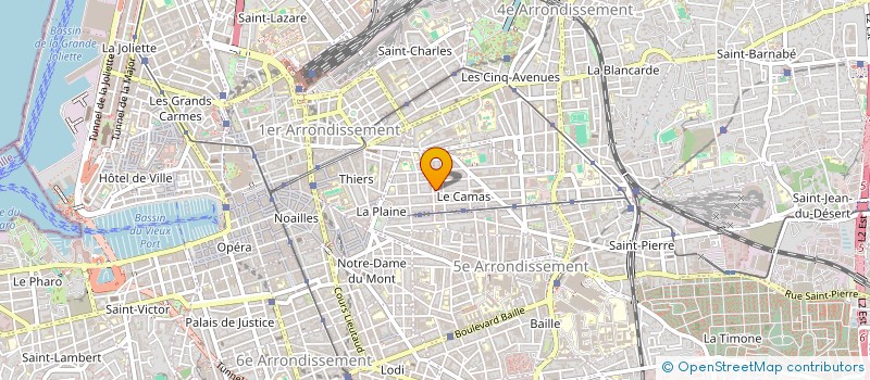 localisation de l'entreprise MADAME SOPHIE LEBLANC  MARSEILLE